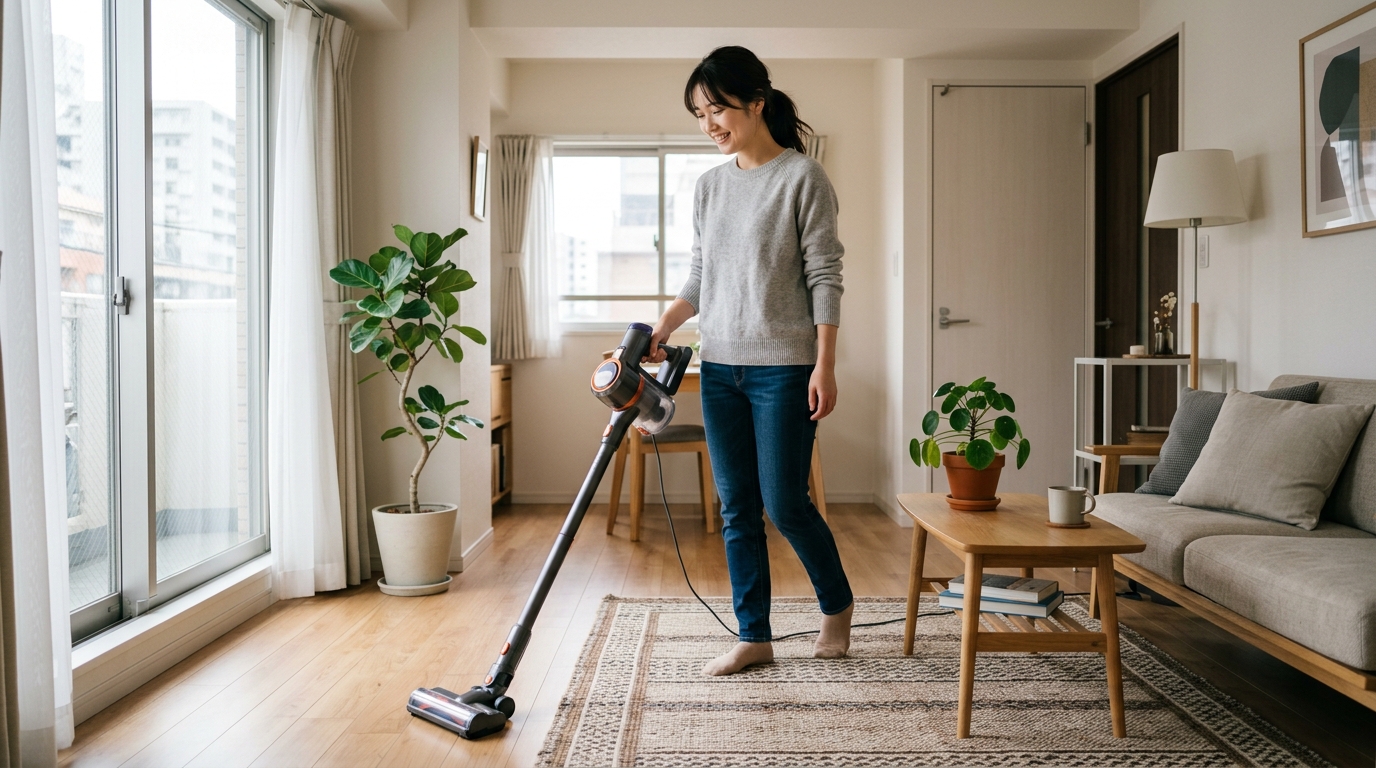 一人暮らし向け掃除機4機種の比較ラインナップ