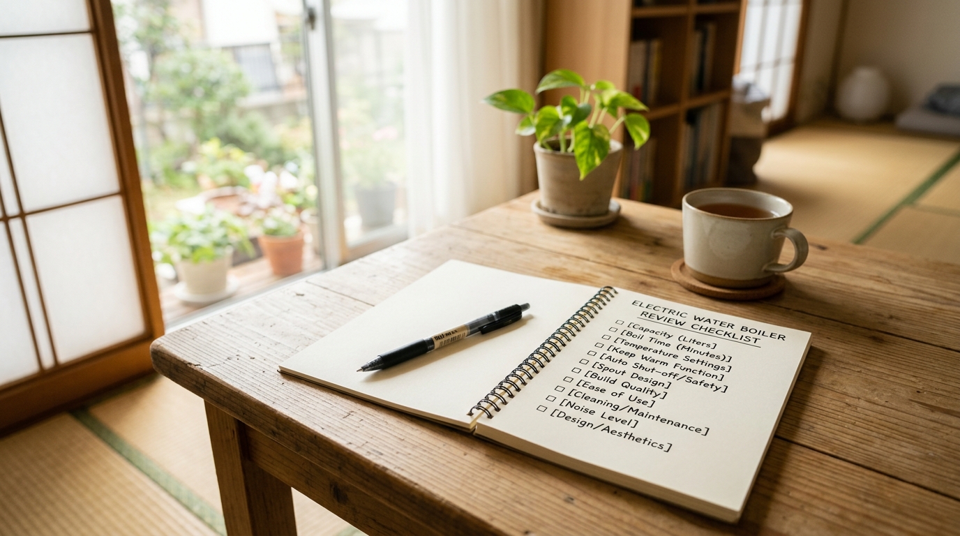 電気ケトルと電気ポットを並べた比較写真