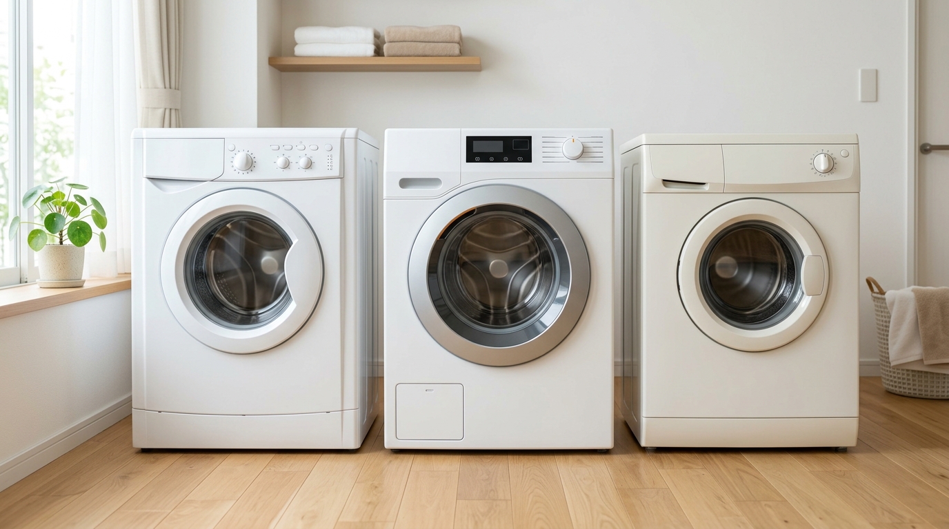 洗濯機選びの3つのチェックポイント